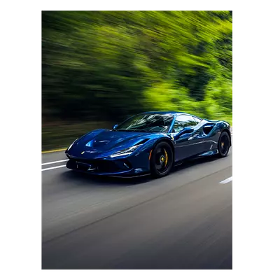 Фото на холсте синий феррари, размера 60x80