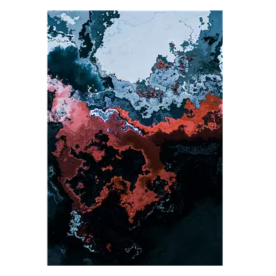 Фото на холсте абстракция краски, размера 70x100