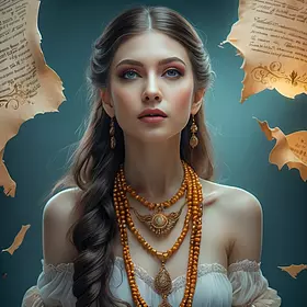 «Меланхоличная красавица в золо