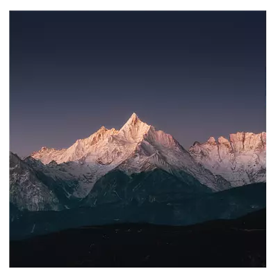Фото на холсте горный массив, размера 80x80