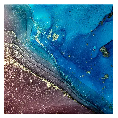 Фото на холсте абстракция волны, размера 80x80