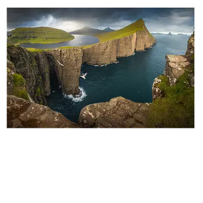 Фото на холсте фьорд, размера 60x40