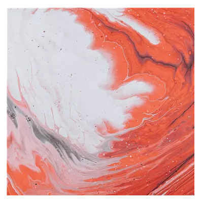 Фото на холсте красные волны, размера 100x100