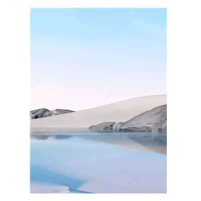 Фото на холсте песок с водой, размера 60x80