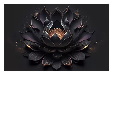 «великолепный холст с оригинальным изображением цветка».