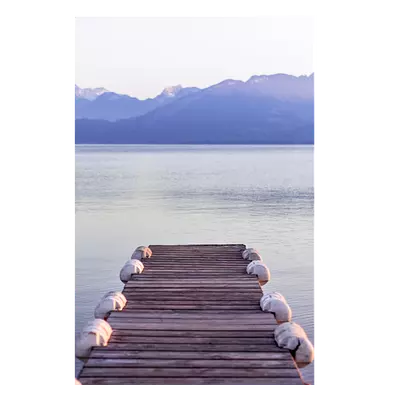 Фото на холсте пристань, размера 50x75