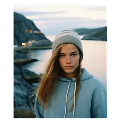 Фото на холсте девушка у озера, размера 50x60