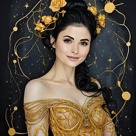 «Golden Aquarius constellation»