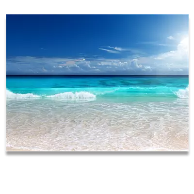 Фото на холсте солнечный пляж, размера 80x60