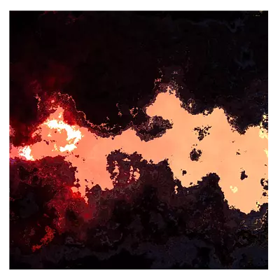 Фото на холсте абстракция лавы, размера 60x60