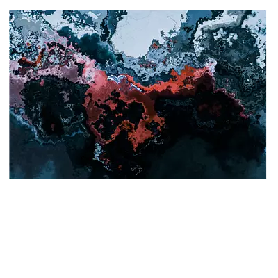 Фото на холсте абстракция краски, размера 120x80