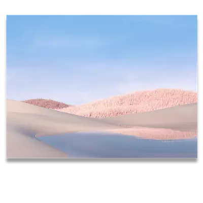 Фото на холсте белые поля, размера 80x60