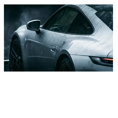 Фото на холсте porsche 911 30х20 см. качество премиум.