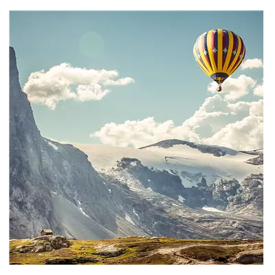 Фото на холсте воздушные шары, размера 30x30