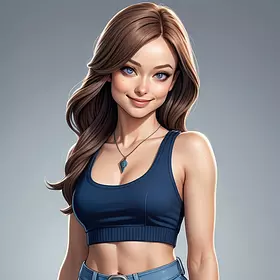 Manga-style character art