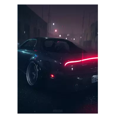 Фото на холсте mazda rx-7, размера 60x80