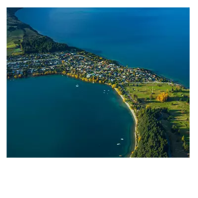 Фото на холсте поселок на перешейке, размера 60x50