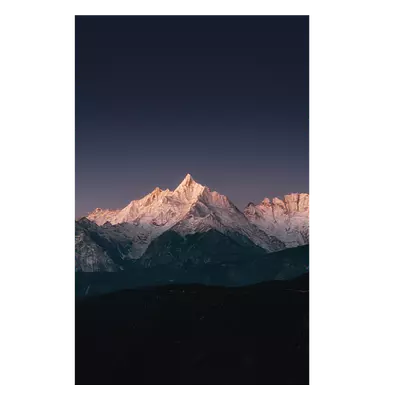 Фото на холсте горный массив, размера 30x45