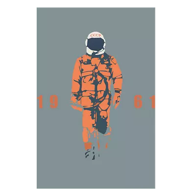 Фото на холсте гагарин, размера 80x120