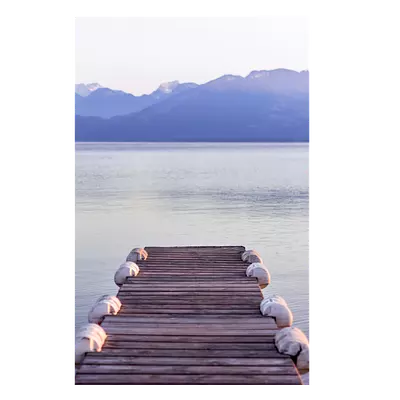 Фото на холсте пристань, размера 30x45