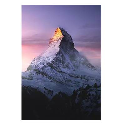 Фото на холсте горный пик, размера 70x100