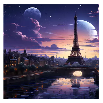 Фото на холсте фантастический лондон, размера 30x30