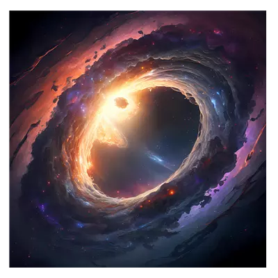 Фото на холсте квазар, размера 30x30