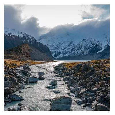 Фото на холсте горная река, размера 60x60