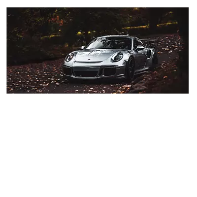 Фото на холсте porsche, размера 80x40