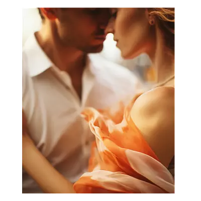 Фото на холсте пара, размера 50x60