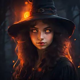 Волшебница с огненными глазами
