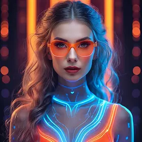 Биолюминисцентная кибер-дива