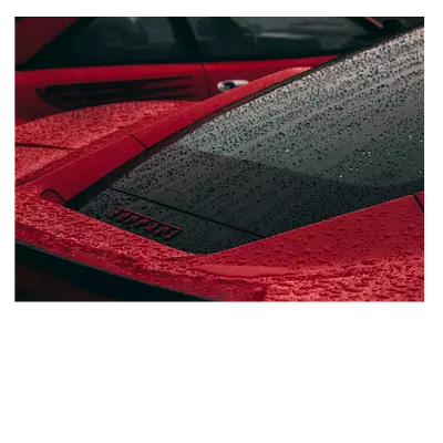 Фото на холсте красный феррари под дождем, размера 70x50