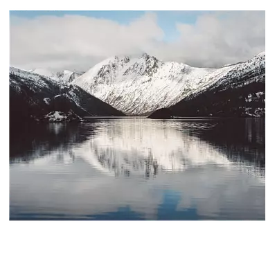 Фото на холсте озеро на фоне гор, размера 60x50