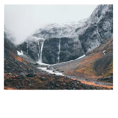 Фото на холсте "горный ручей". размер 50х40 см. печать до 220 см."