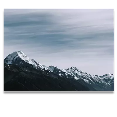 Фото на холсте горный хребет, размера 80x60
