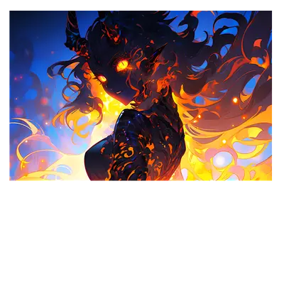 Фото на холсте demonic girl, размера 75x50