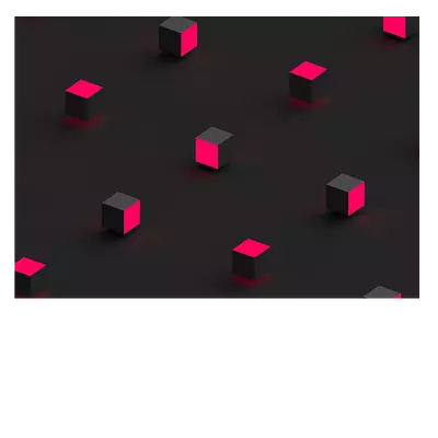 Фото на холсте абстракция квадраты, размера 70x50