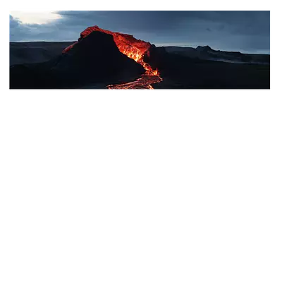 Фото на холсте лава, размера 90x30