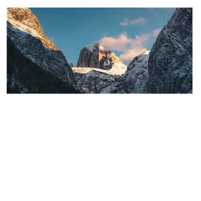 Фото на холсте снежные горы, размера 60x30