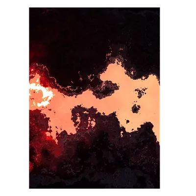Фото на холсте абстракция лавы, размера 30x40