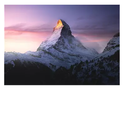 Фото на холсте горный пик, размера 70x50