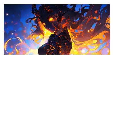 Фото на холсте demonic girl, размера 80x40