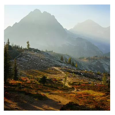 Фото на холсте горная тропа, размера 30x30