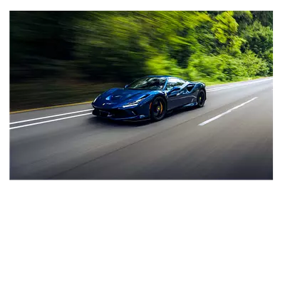 Фото на холсте синий феррари, размера 60x40