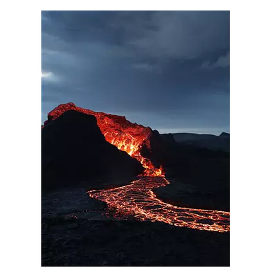 Фото на холсте лава, размера 60x80