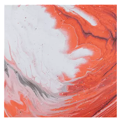 Фото на холсте красные волны, размера 60x60