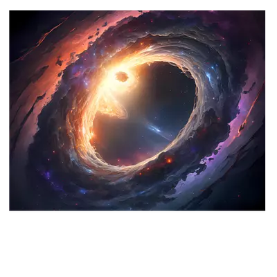 Фото на холсте квазар, 50 x 40 см