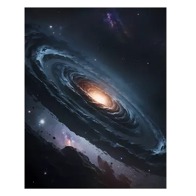 Фото на холсте галактика, размера 40x50