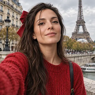 Селфи у Эйфелевой башни